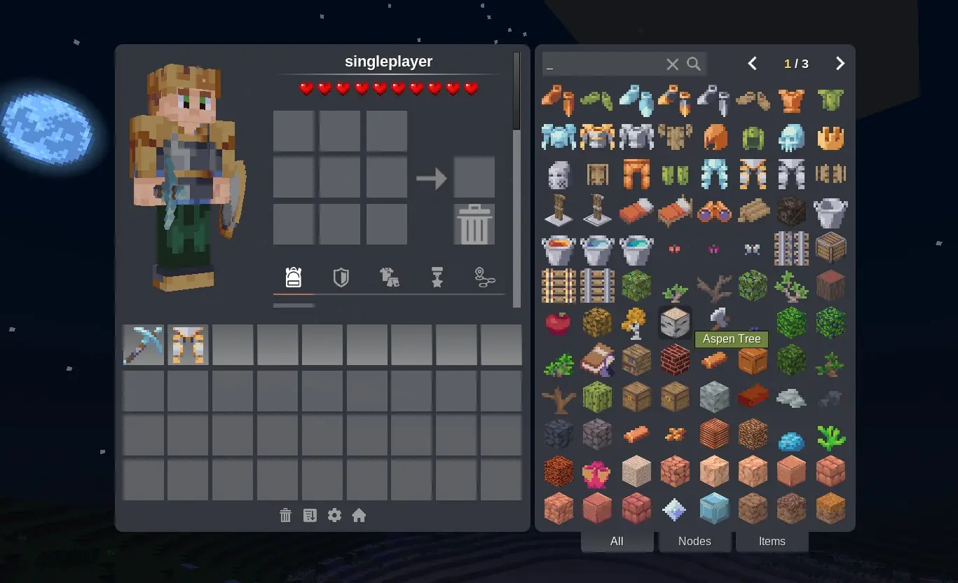 Gameplay de Luanti Latino